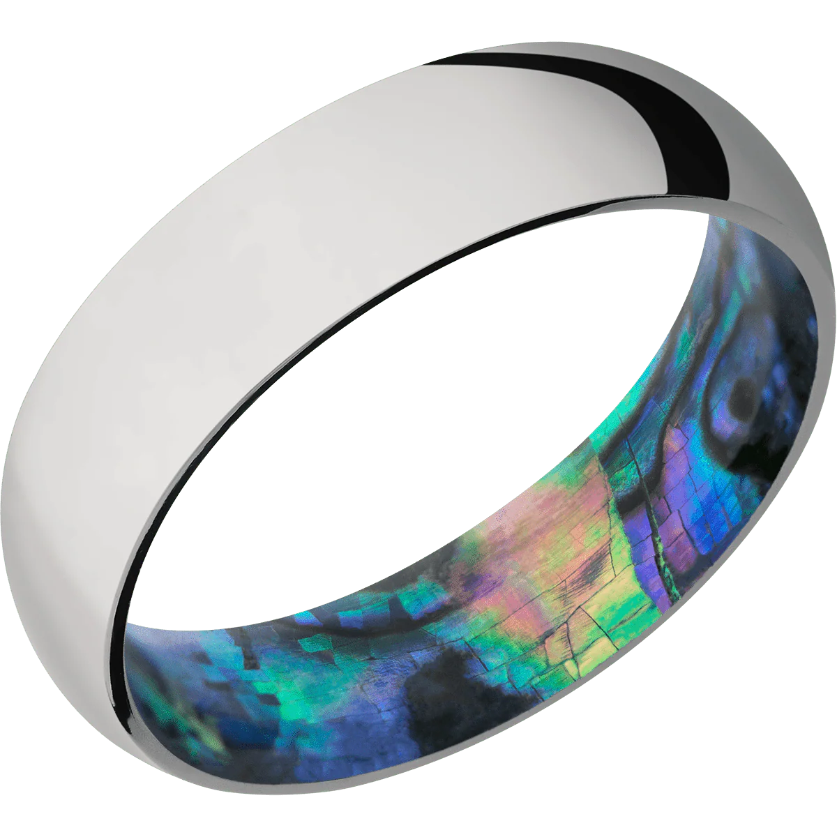 Titanium + Polish Finish + Abalone - Image 2
