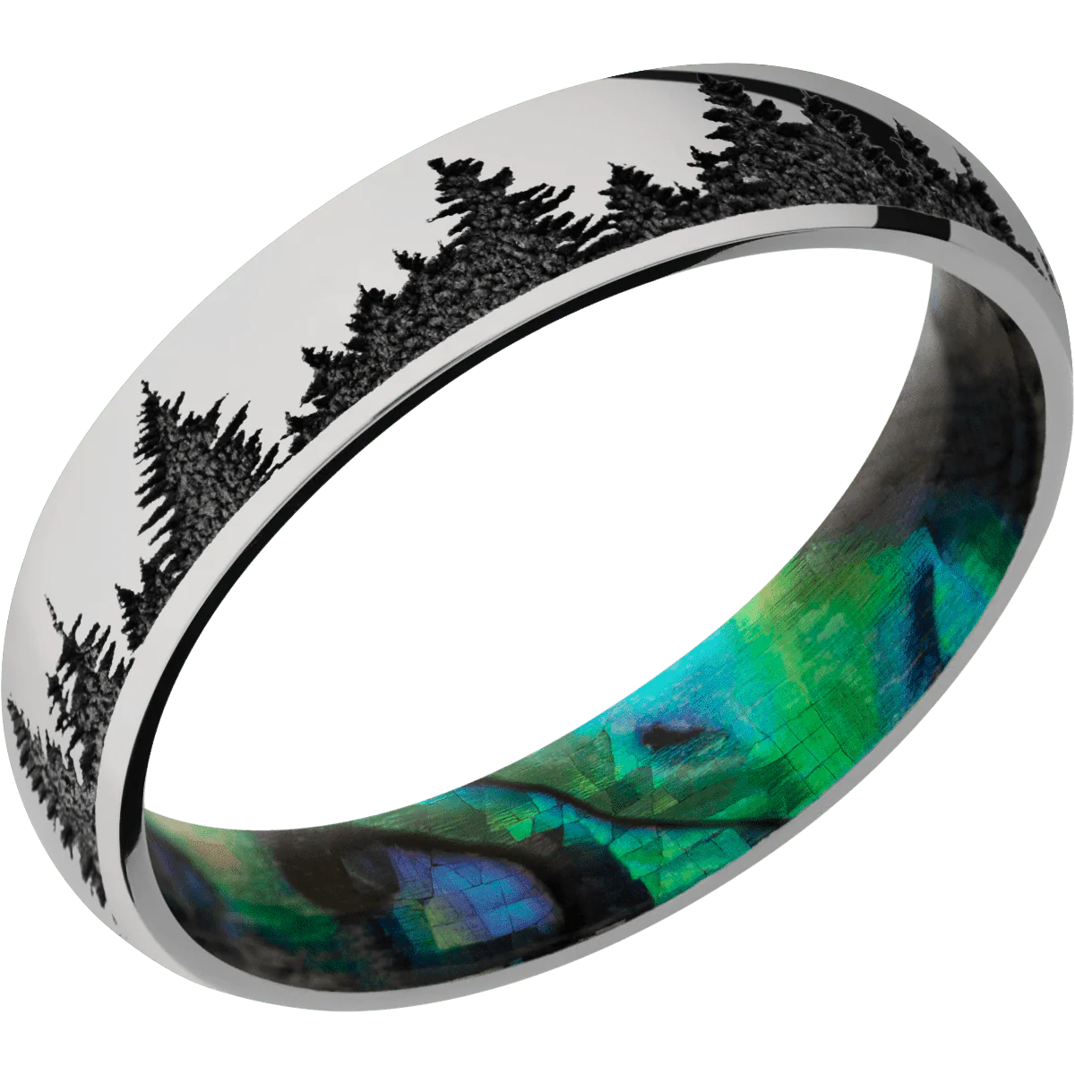 Titanium + Polish Finish + Abalone - Image 2