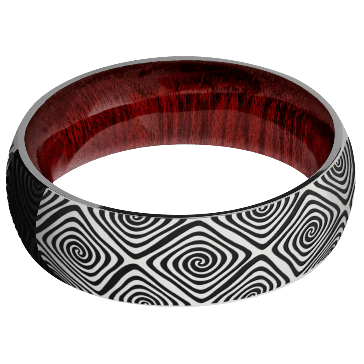 Titanium + Polish Finish + Blood Wood - Image 3
