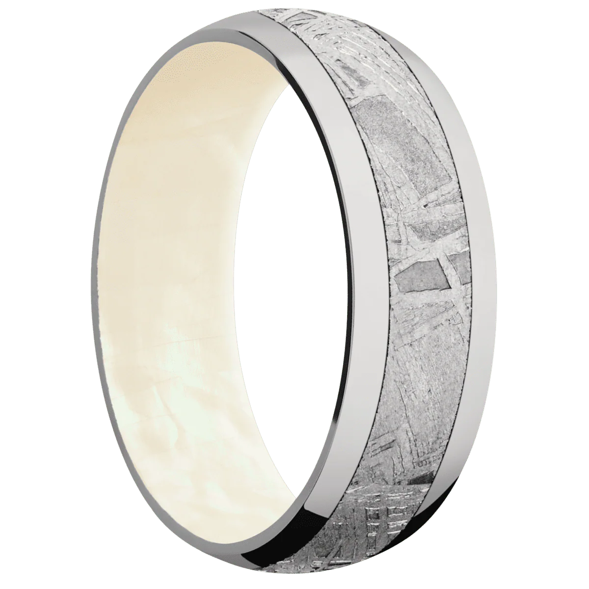 Titanium + Polish Finish + Freshwater Mother of Pearl
