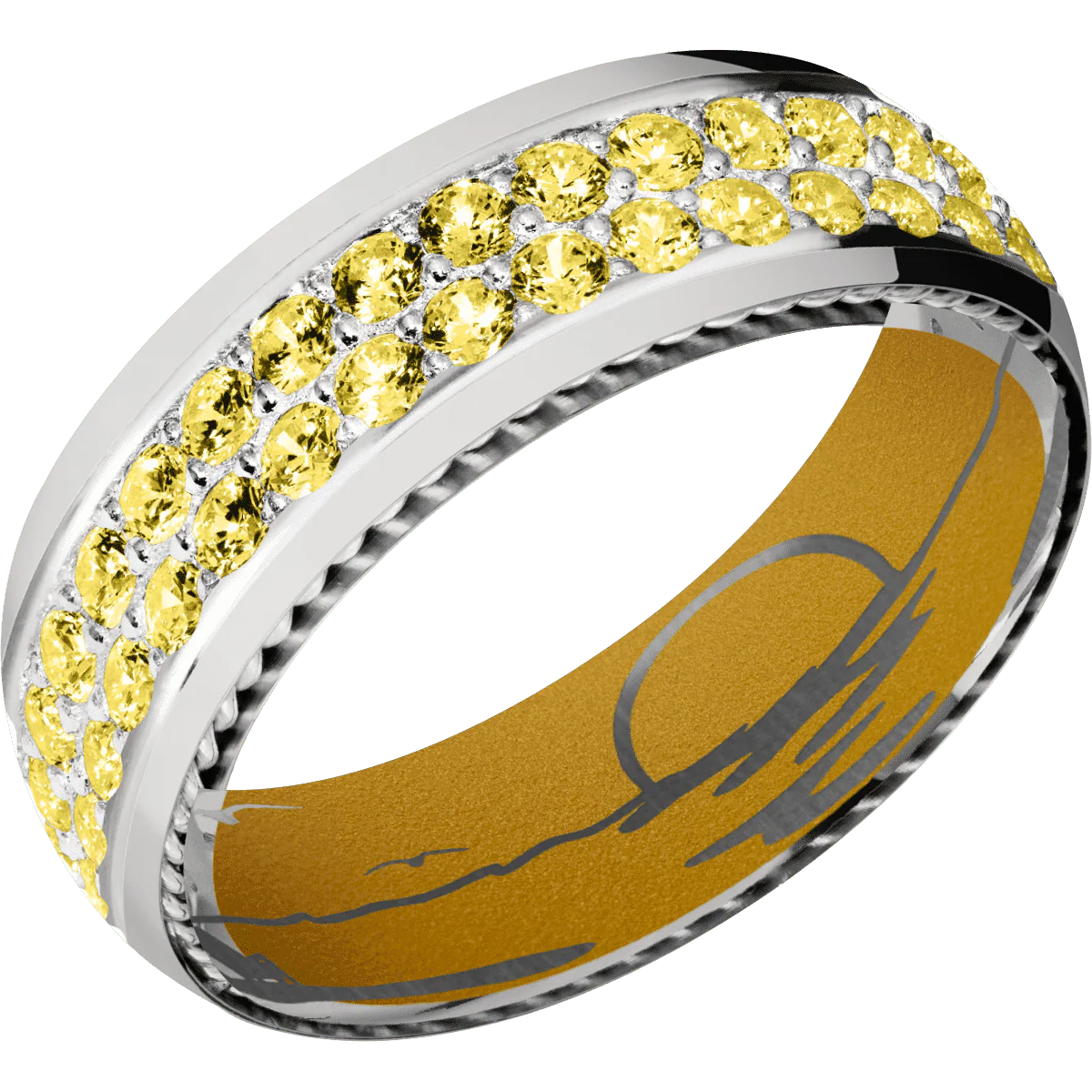 Titanium + Polish Finish + Metallic Yellow - Image 2