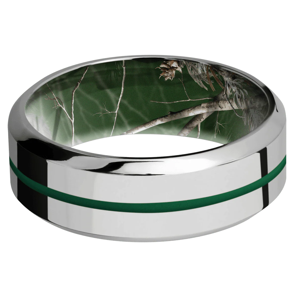 Titanium + Polish , Polish Finish + RealTree APC Green - Image 3