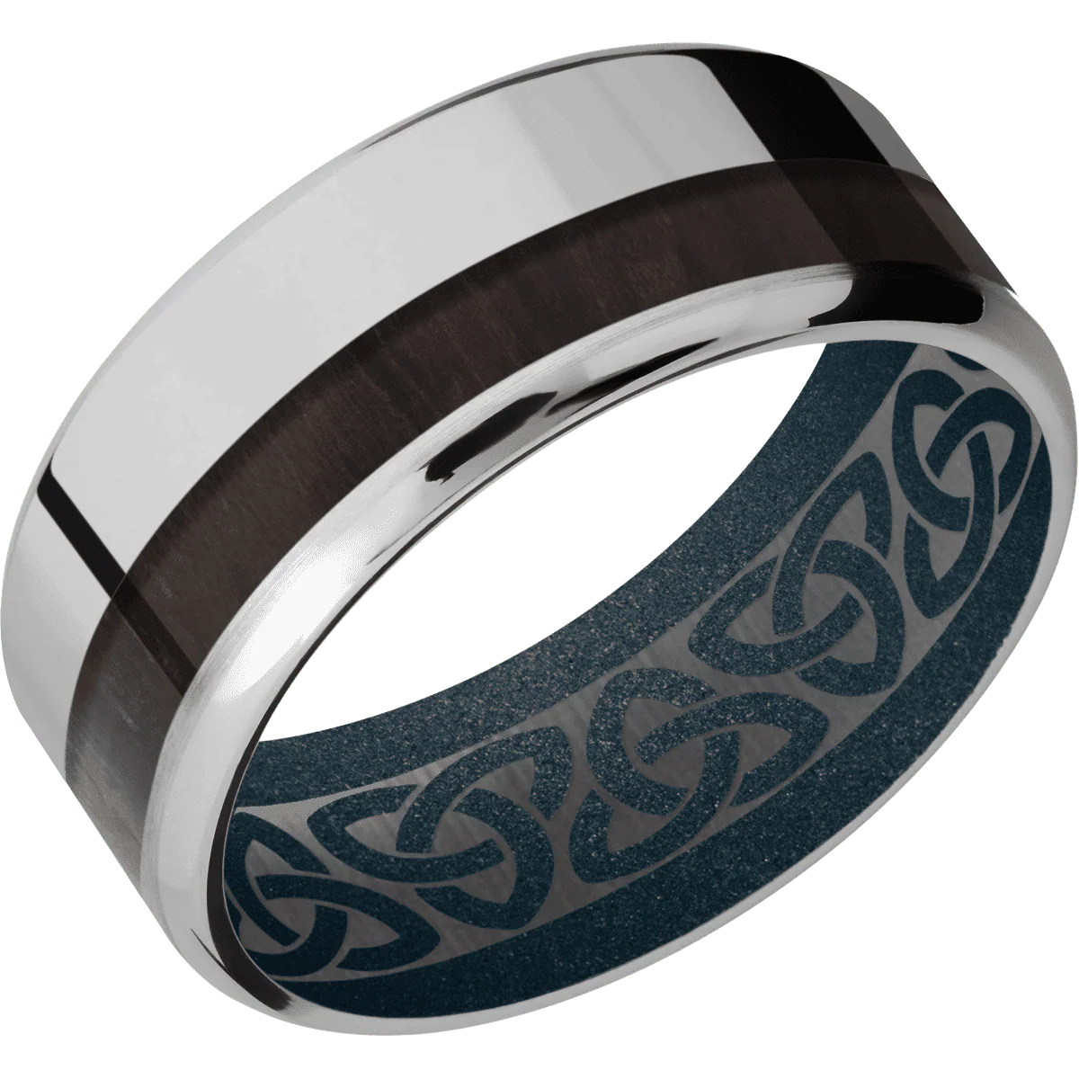 Titanium + Polish , Sand Finish + Blue Titanium - Image 2