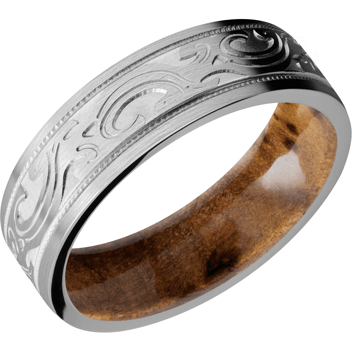 Titanium + Satin Finish + Thuya Burl - Image 2