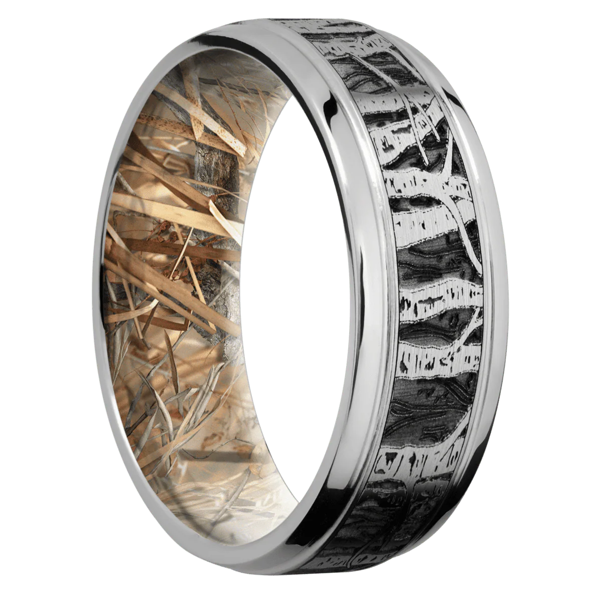 Titanium + Satin , Polish Finish + King's Field