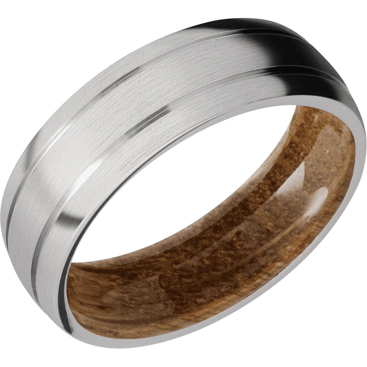 Titanium + Satin , Satin Finish + Whiskey Barrel - Image 2