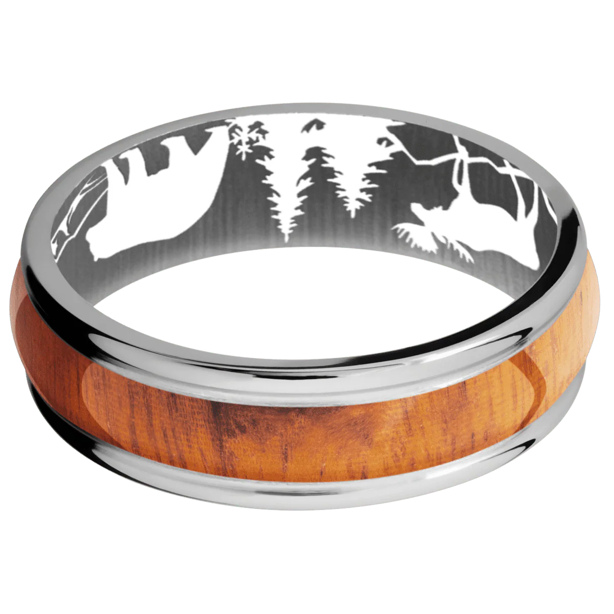 Titanium + Treebarkh , Polish Finish + Bright Nickel - Image 3