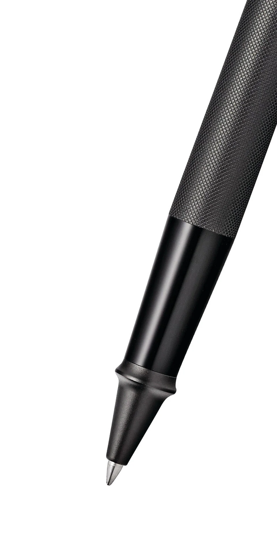 Townsend® Black PVD Micro-knurl Rollerball Pen - Image 2