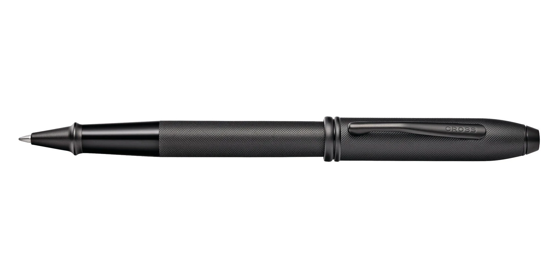 Townsend® Black PVD Micro-knurl Rollerball Pen - Image 3