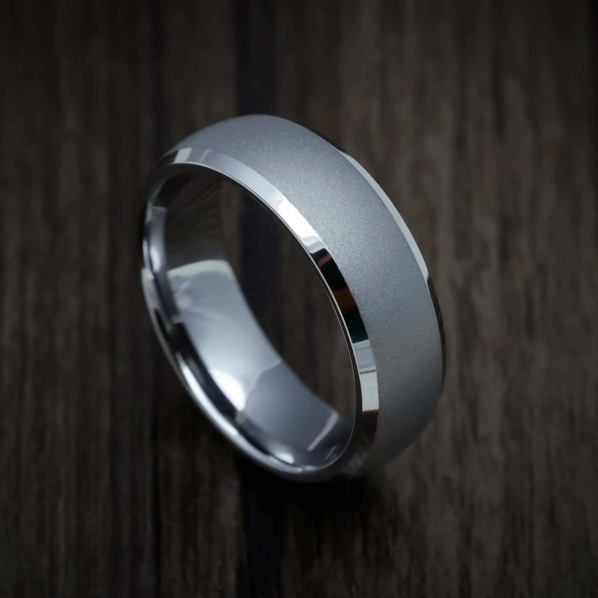 Tungsten Starter Band Men's Ring - Ready to Ship - Image 5