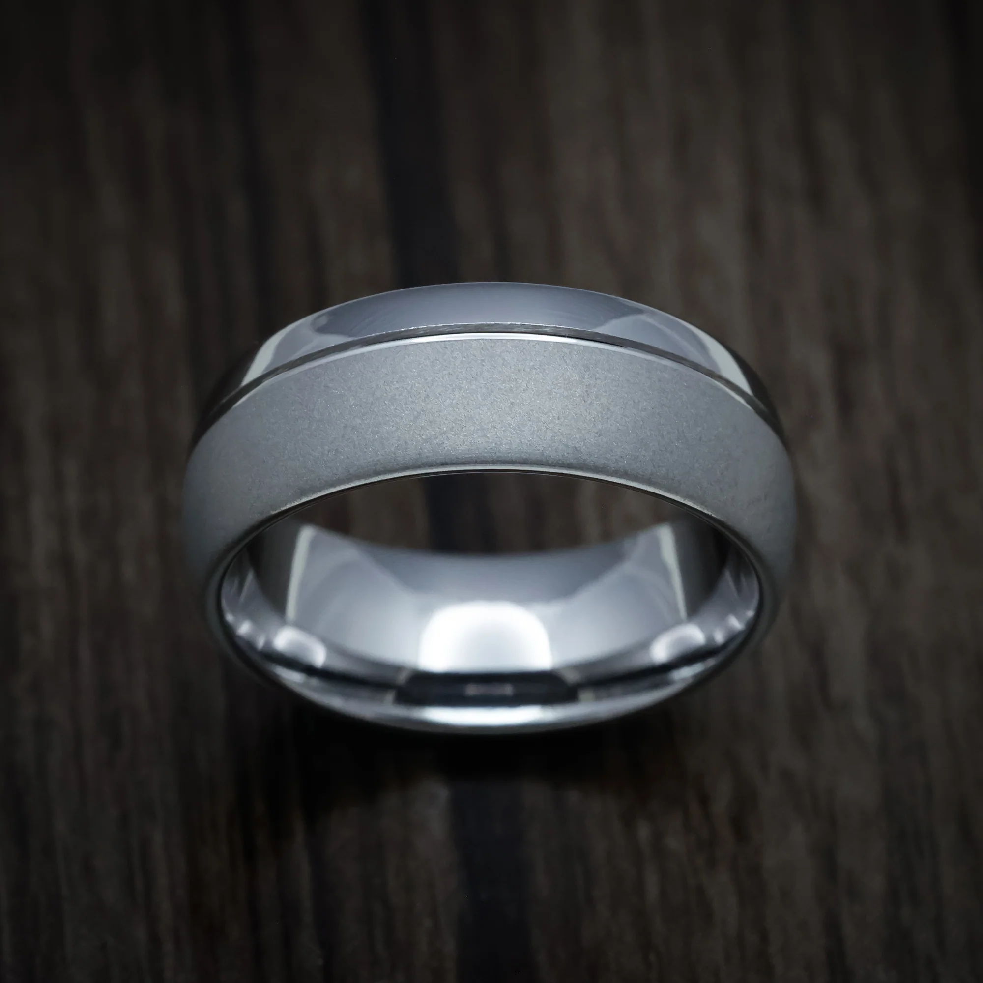 Tungsten Starter Band Men's Ring - Ready to Ship - Image 2