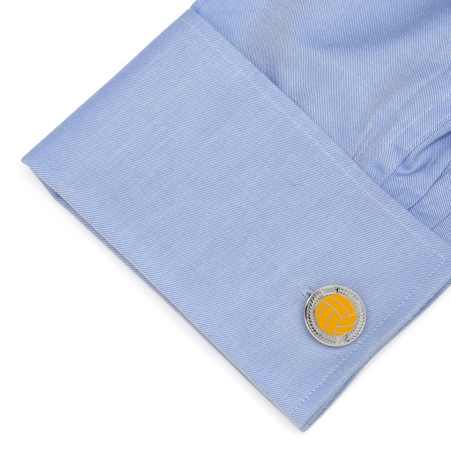 Water Polo Embossed Cufflinks - Image 3