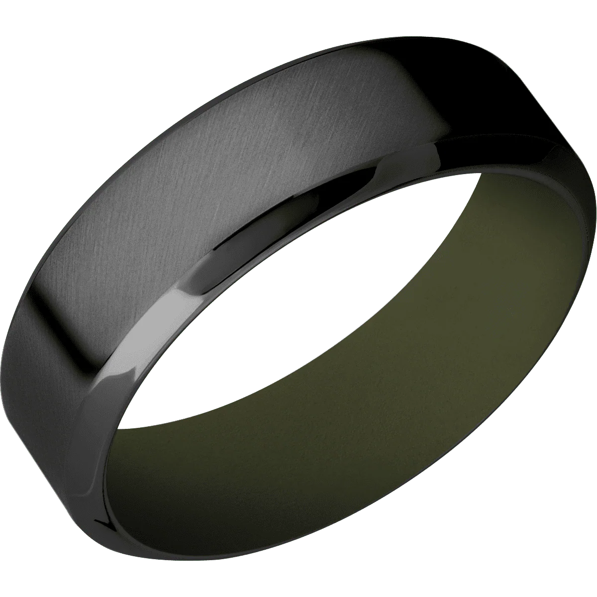 Zirconium + Anglesatin , Polish Finish + Vintage Green - Image 2