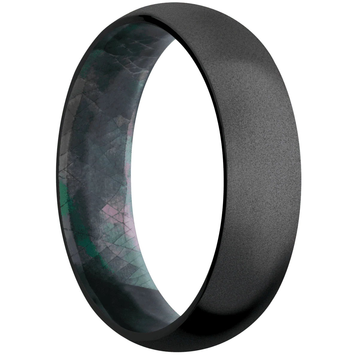 Zirconium + Bead Finish + Black Mother of Pearl