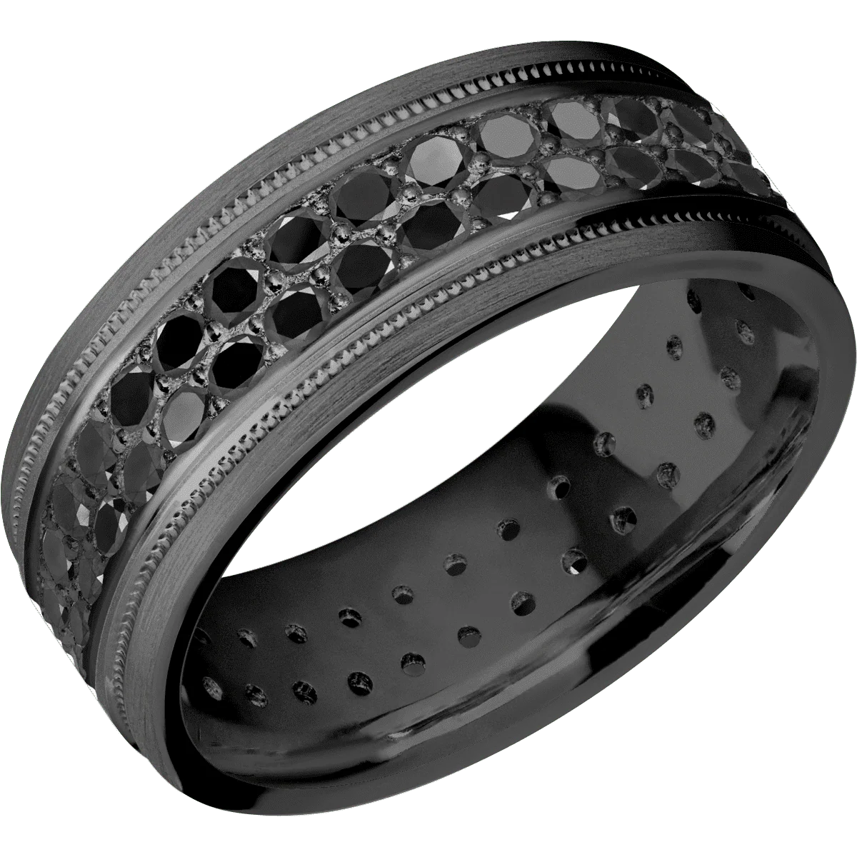 Zirconium + Bead , Satin Finish - Image 2