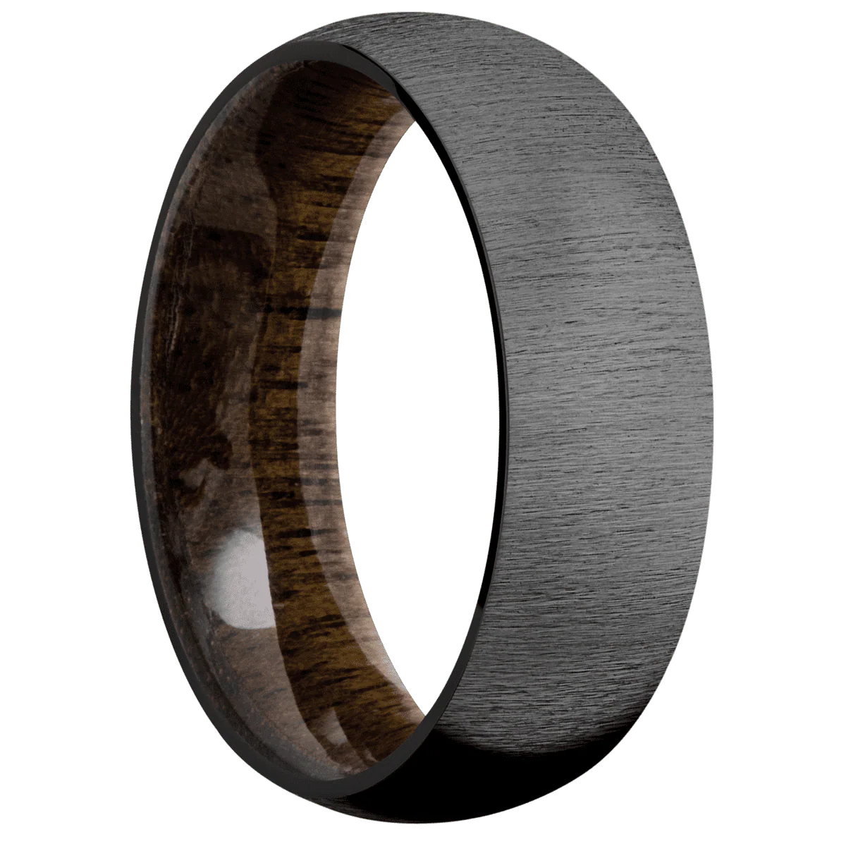 Zirconium + Crosssatinblack Finish + Walnut