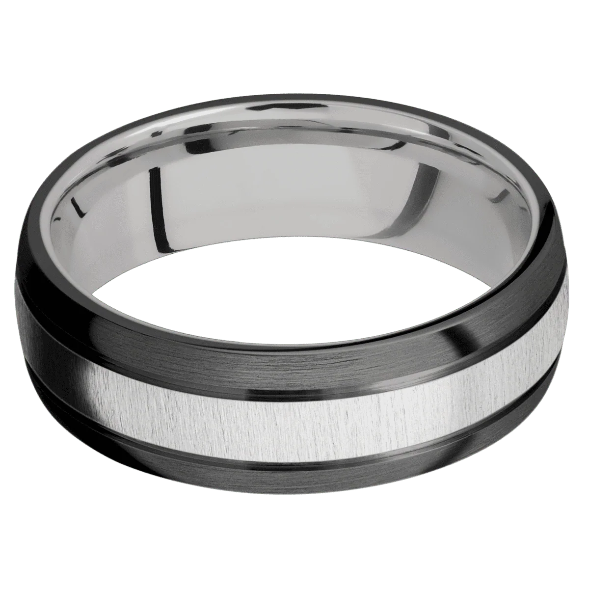 Zirconium + Crosssatinsilver , Satin Finish + Titanium - Image 3