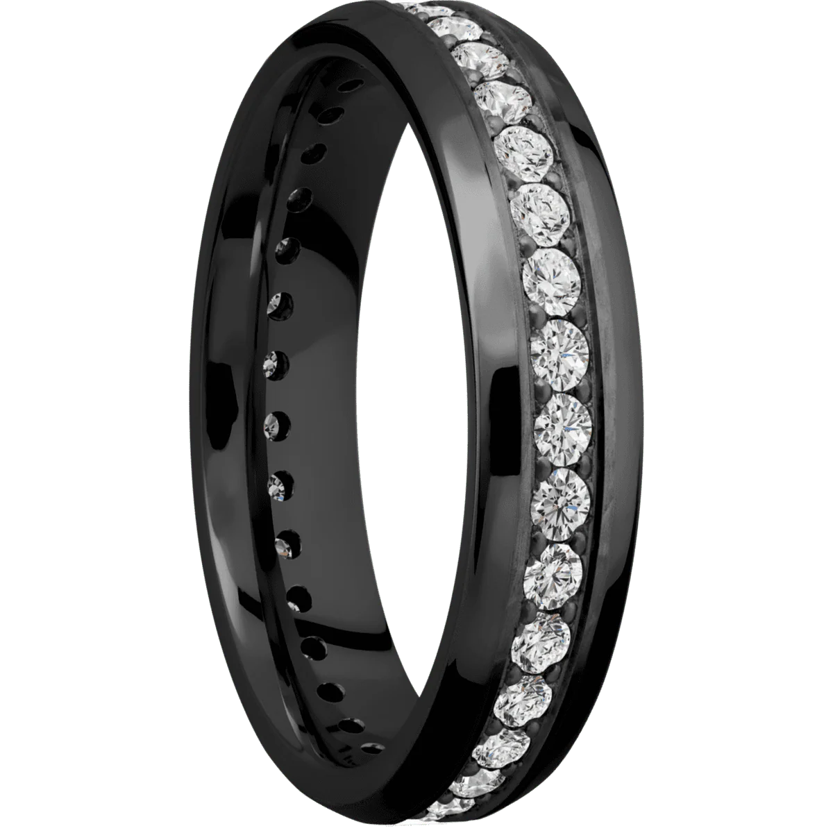Zirconium + Hammer , Polish Finish