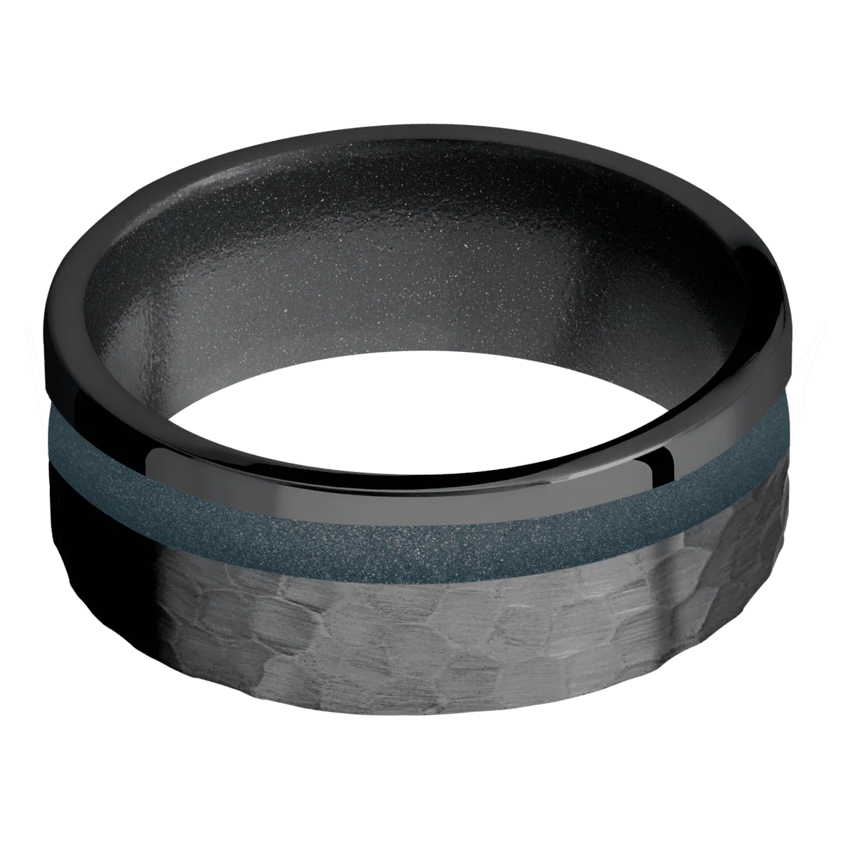 Zirconium + Hammer , Polish Finish + Dark Grey - Image 3