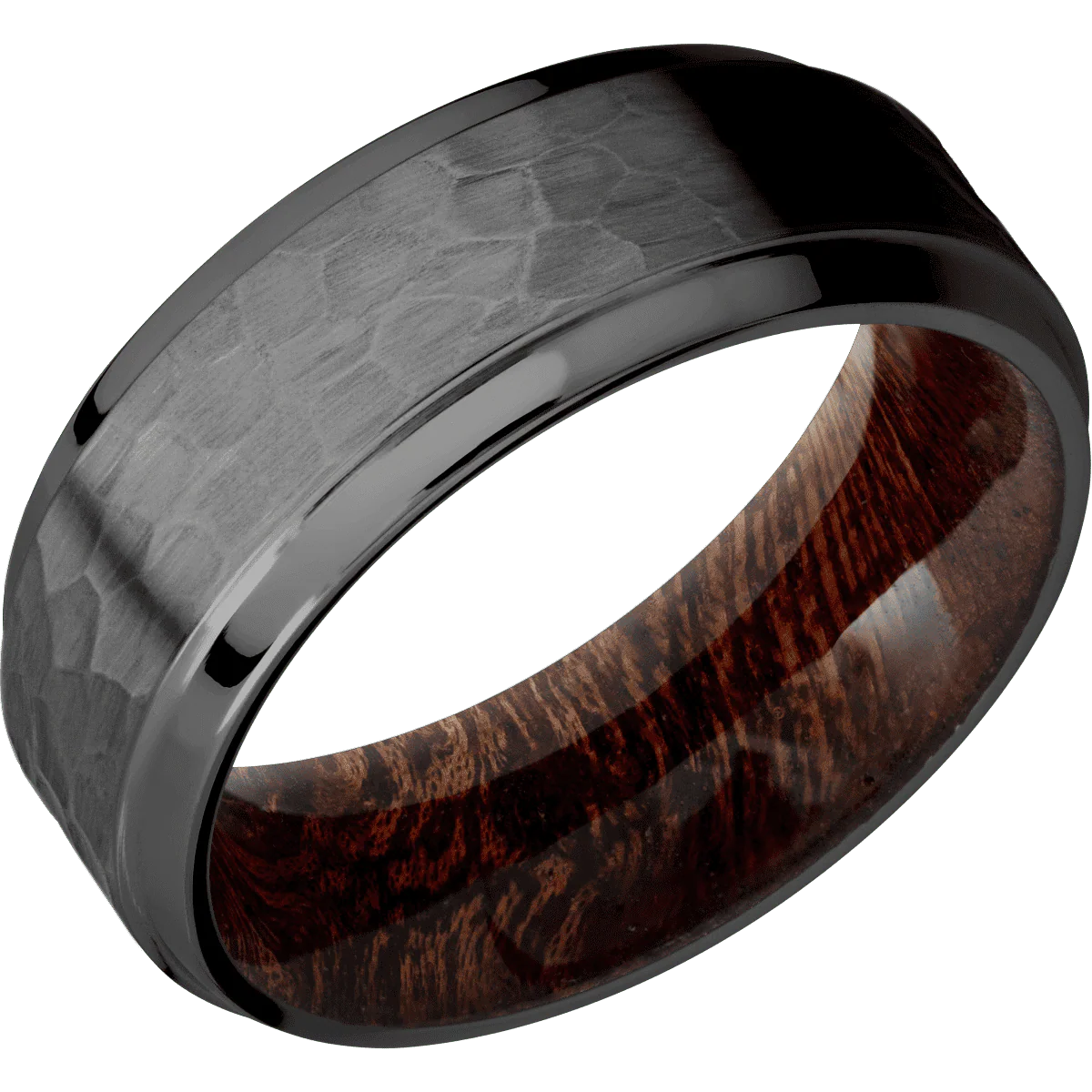 Zirconium + Hammer , Polish Finish + Sapele - Image 2