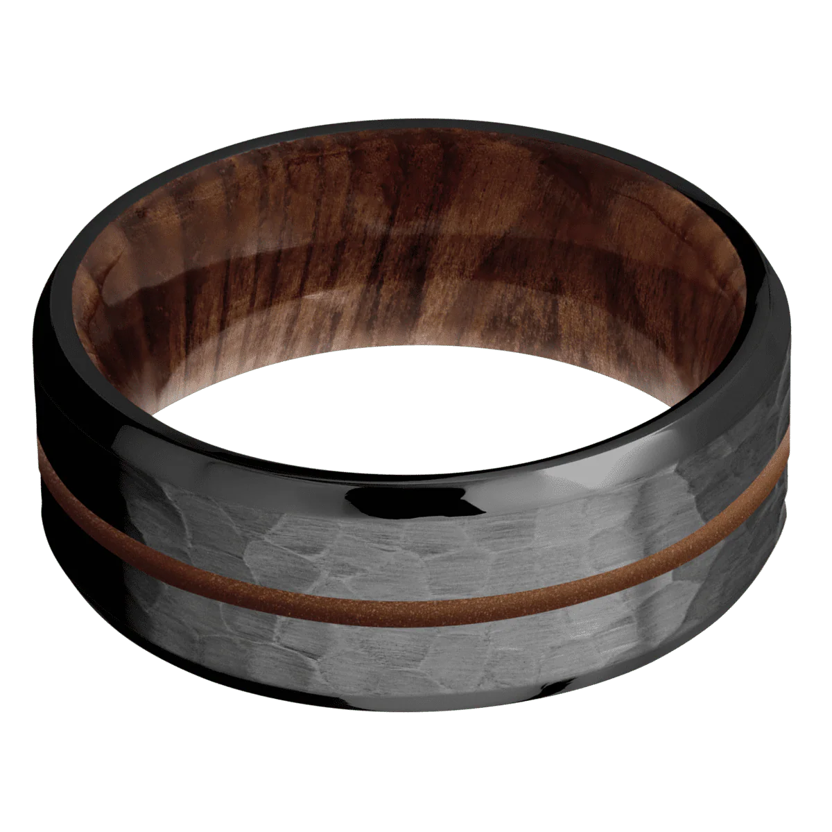 Zirconium + Hammer , Polish Finish + Sequoia - Image 3