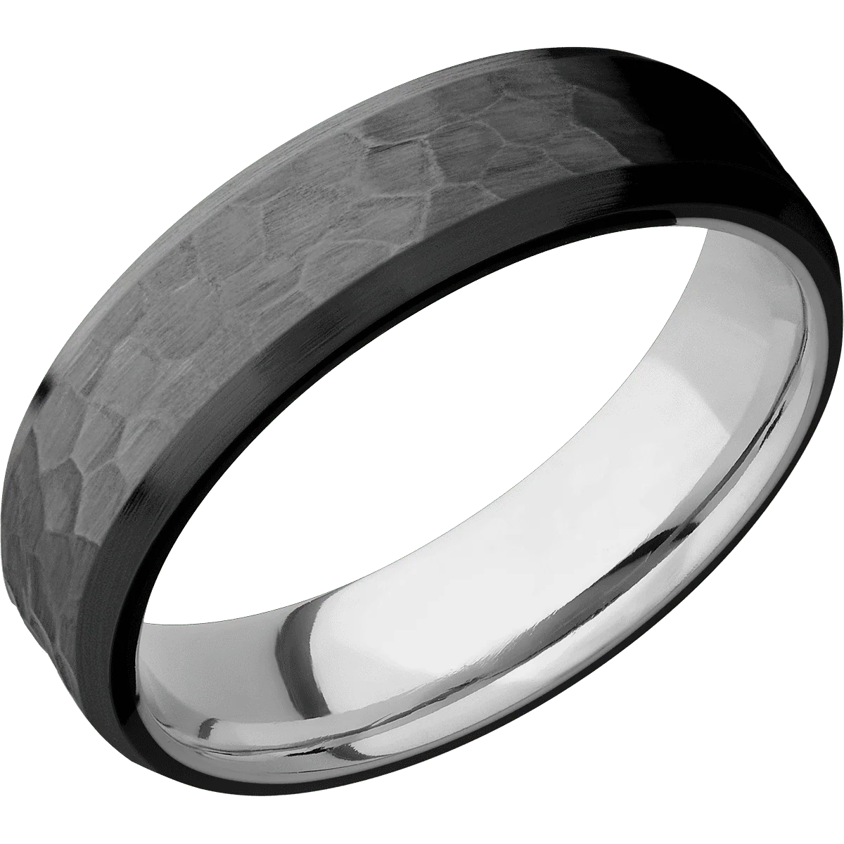 Zirconium + Hammer , Satin Finish + Titanium - Image 2
