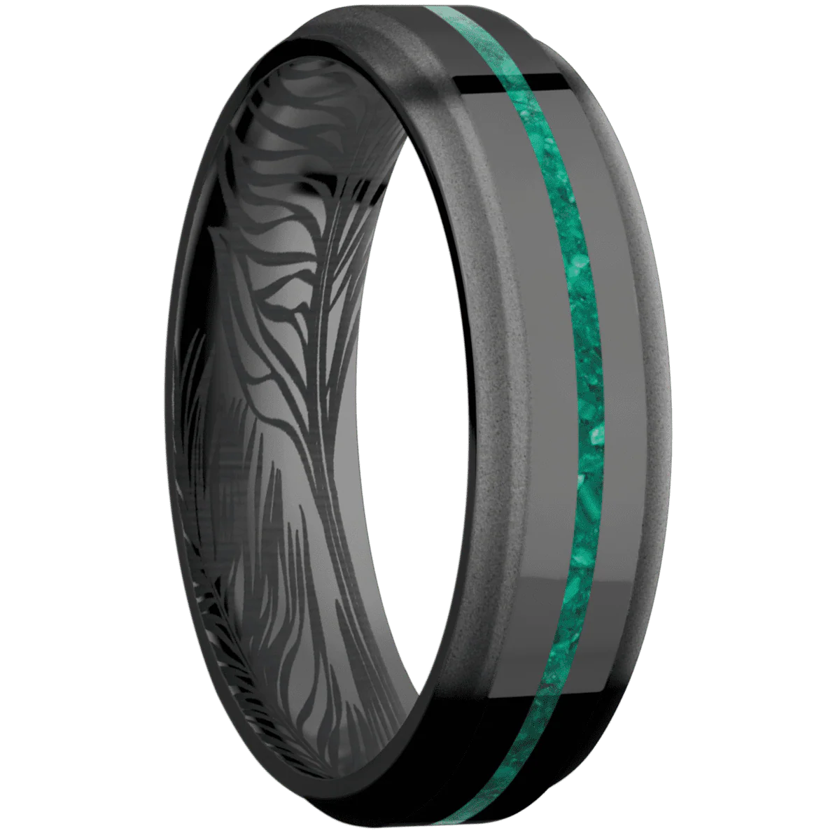 Zirconium + Polish , Bead Finish