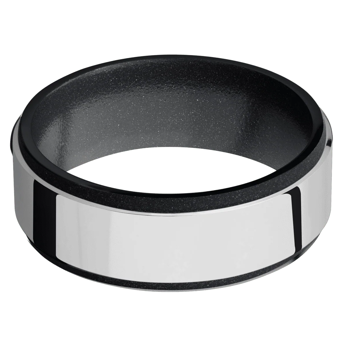 Zirconium + Polish , Bead Finish + Dark Grey - Image 3