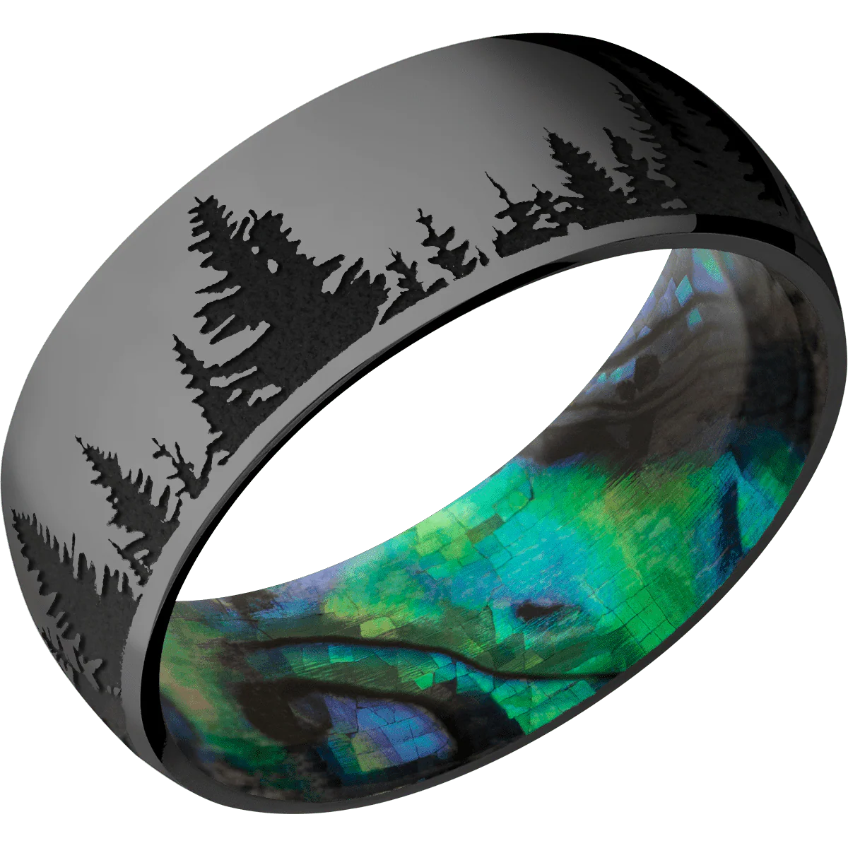 Zirconium + Polish Finish + Abalone - Image 2