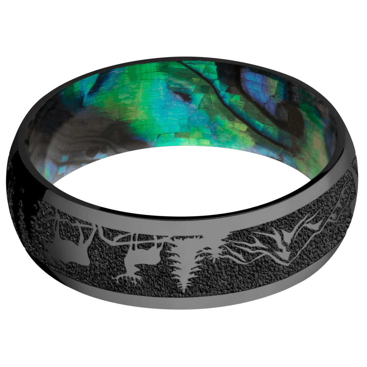 Zirconium + Polish Finish + Abalone - Image 3