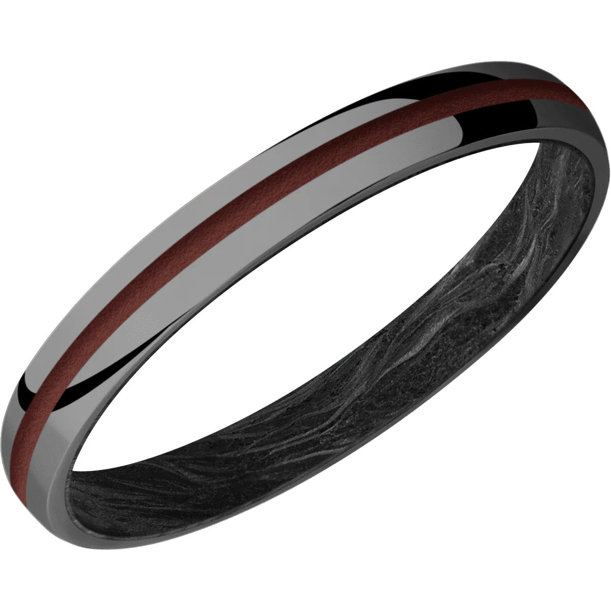 Zirconium + Polish Finish + Forged Carbon Fiber - Image 2