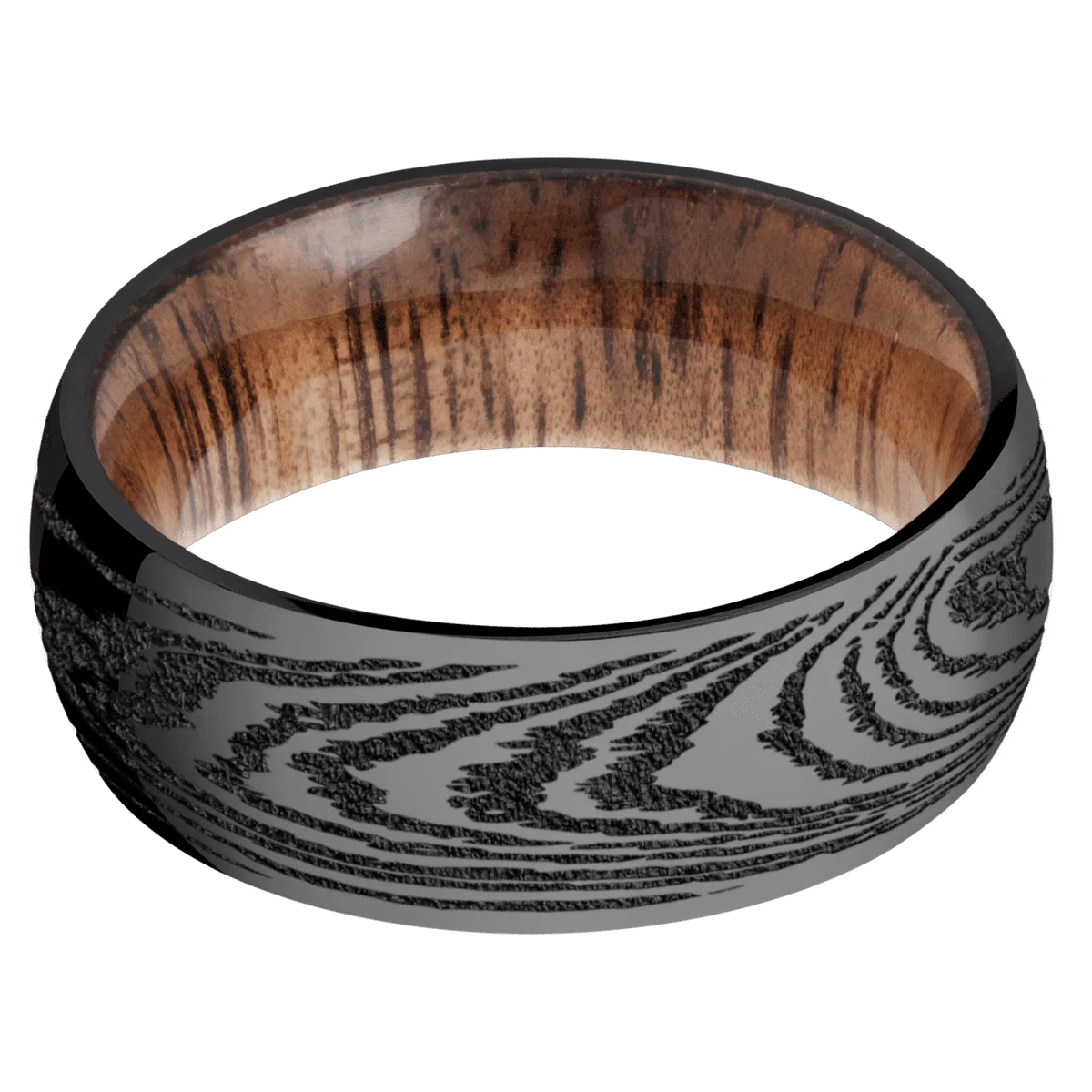 Zirconium + Polish Finish + Koa - Image 3