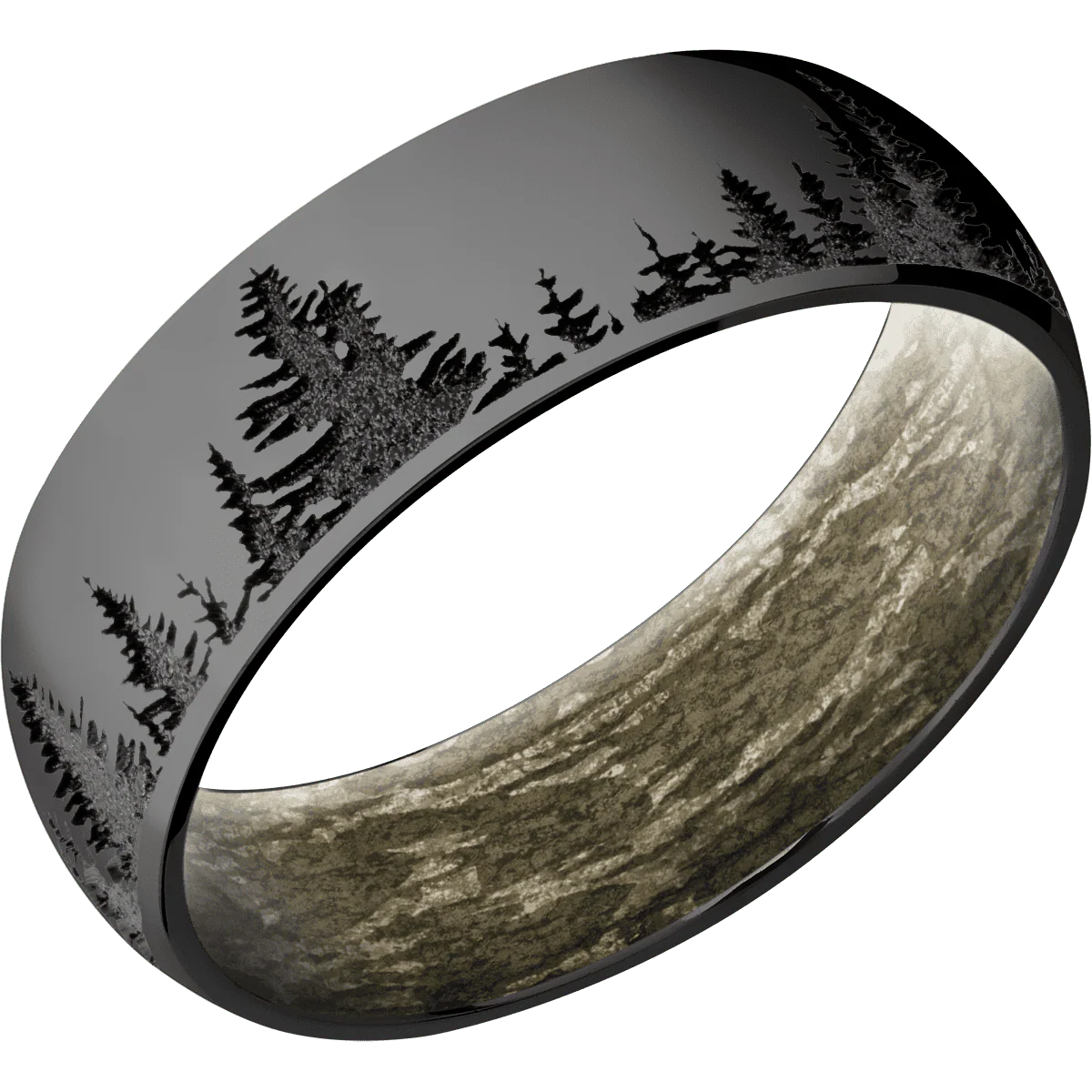 Zirconium + Polish Finish + MossyOak Bottomland - Image 2