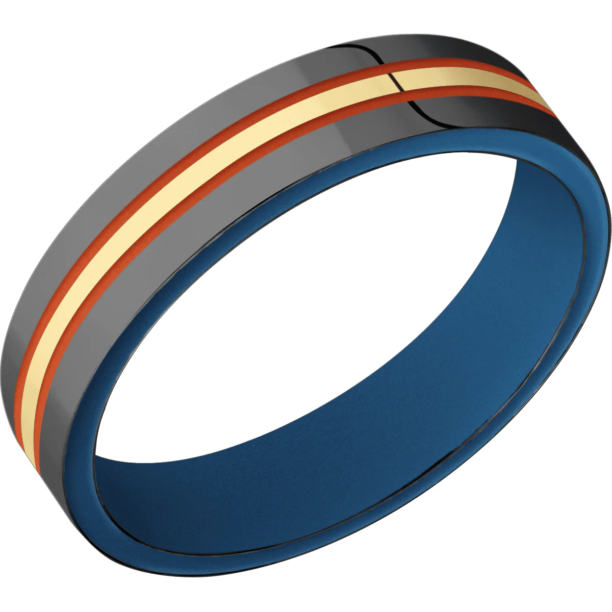 Zirconium + Polish Finish + Ridgeway Blue - Image 2