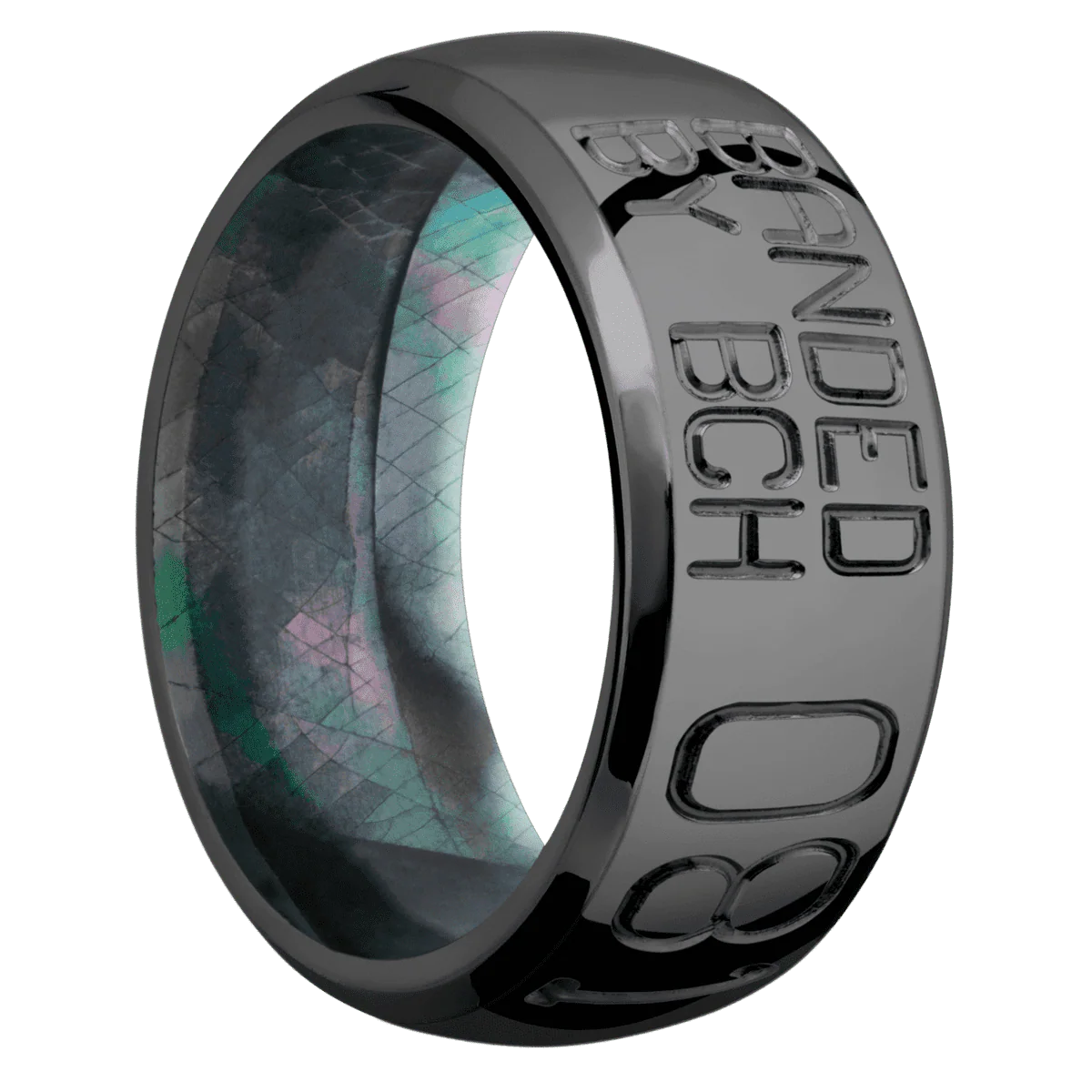 Zirconium + Polish , Polish Finish + Black Mother of Pearl
