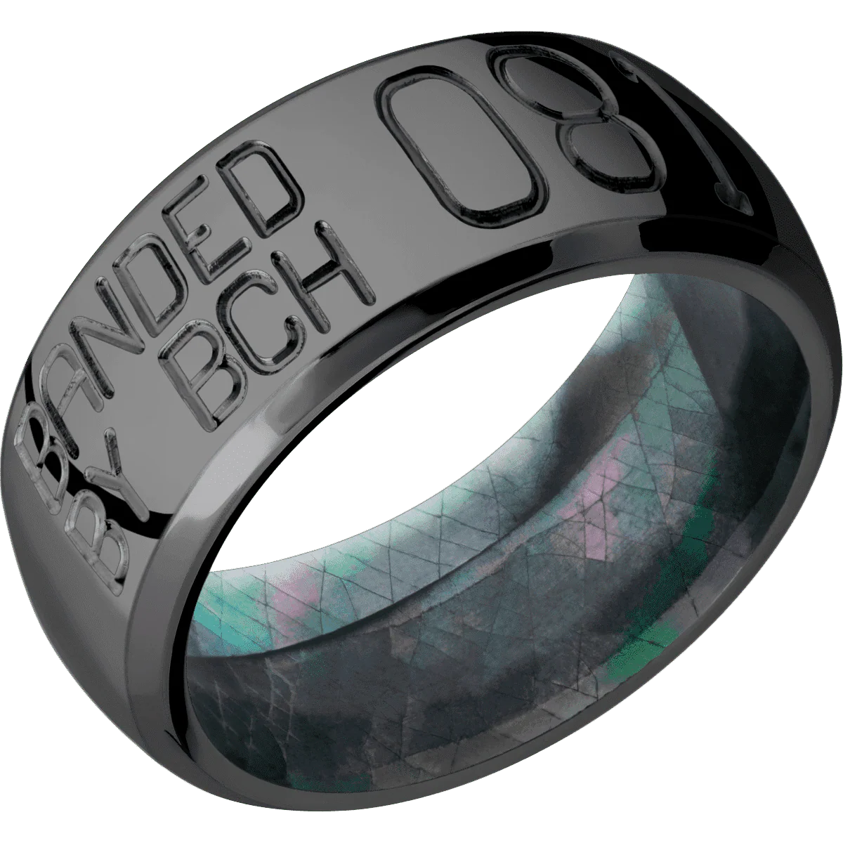 Zirconium + Polish , Polish Finish + Black Mother of Pearl - Image 2