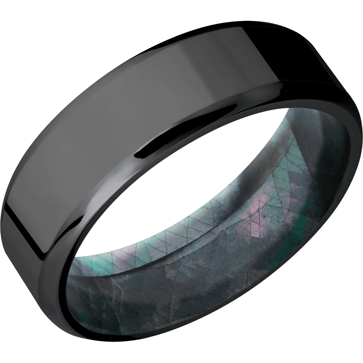 Zirconium + Polish , Polish Finish + Black Mother of Pearl - Image 2