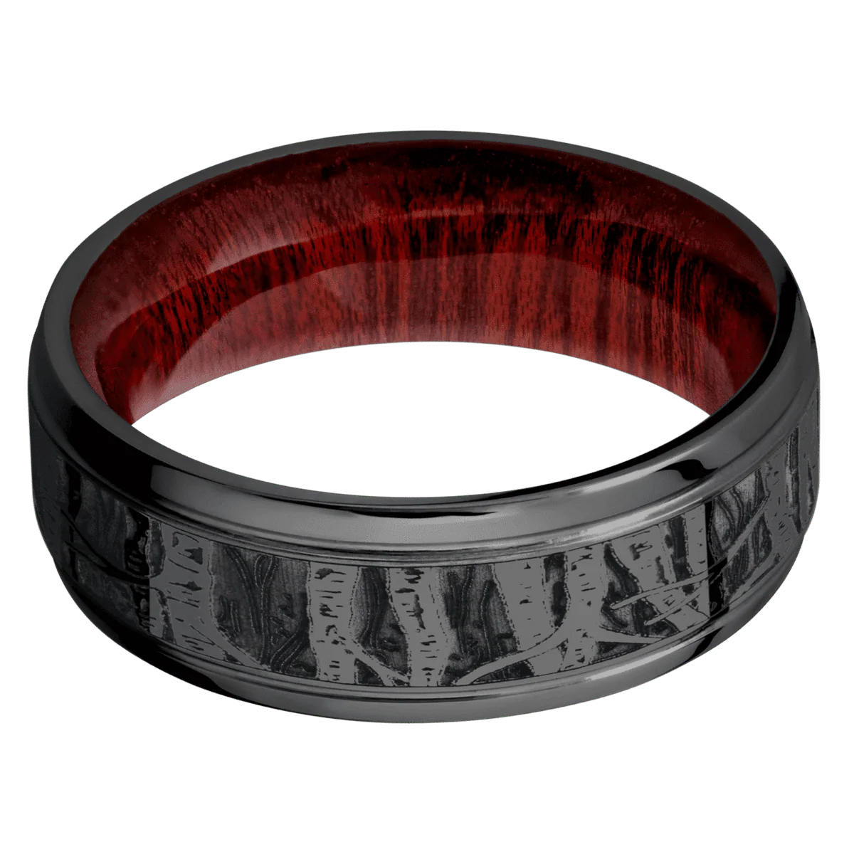 Zirconium + Polish , Polish Finish + Blood Wood - Image 3