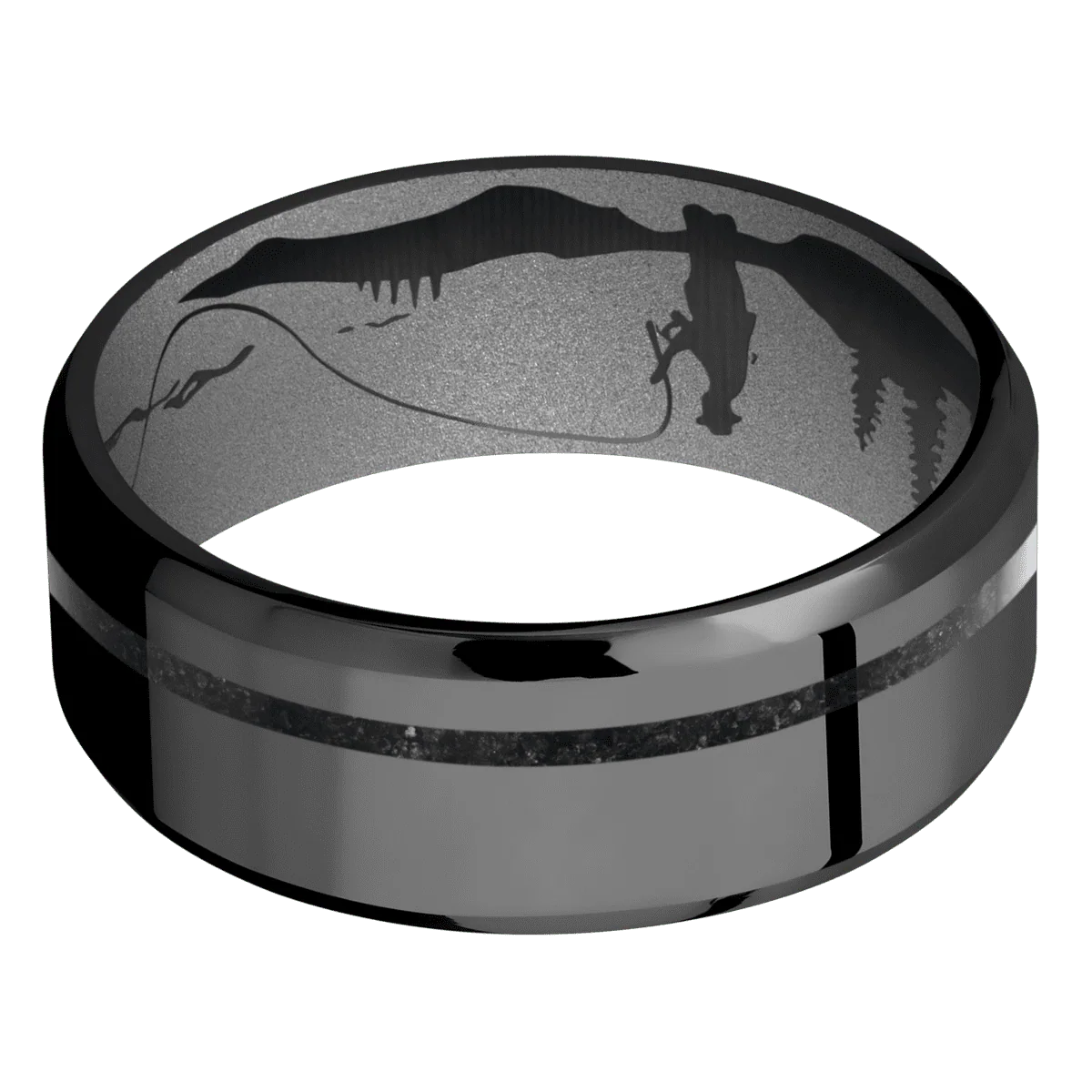 Zirconium + Polish , Polish Finish + Crushed Silver - Image 3