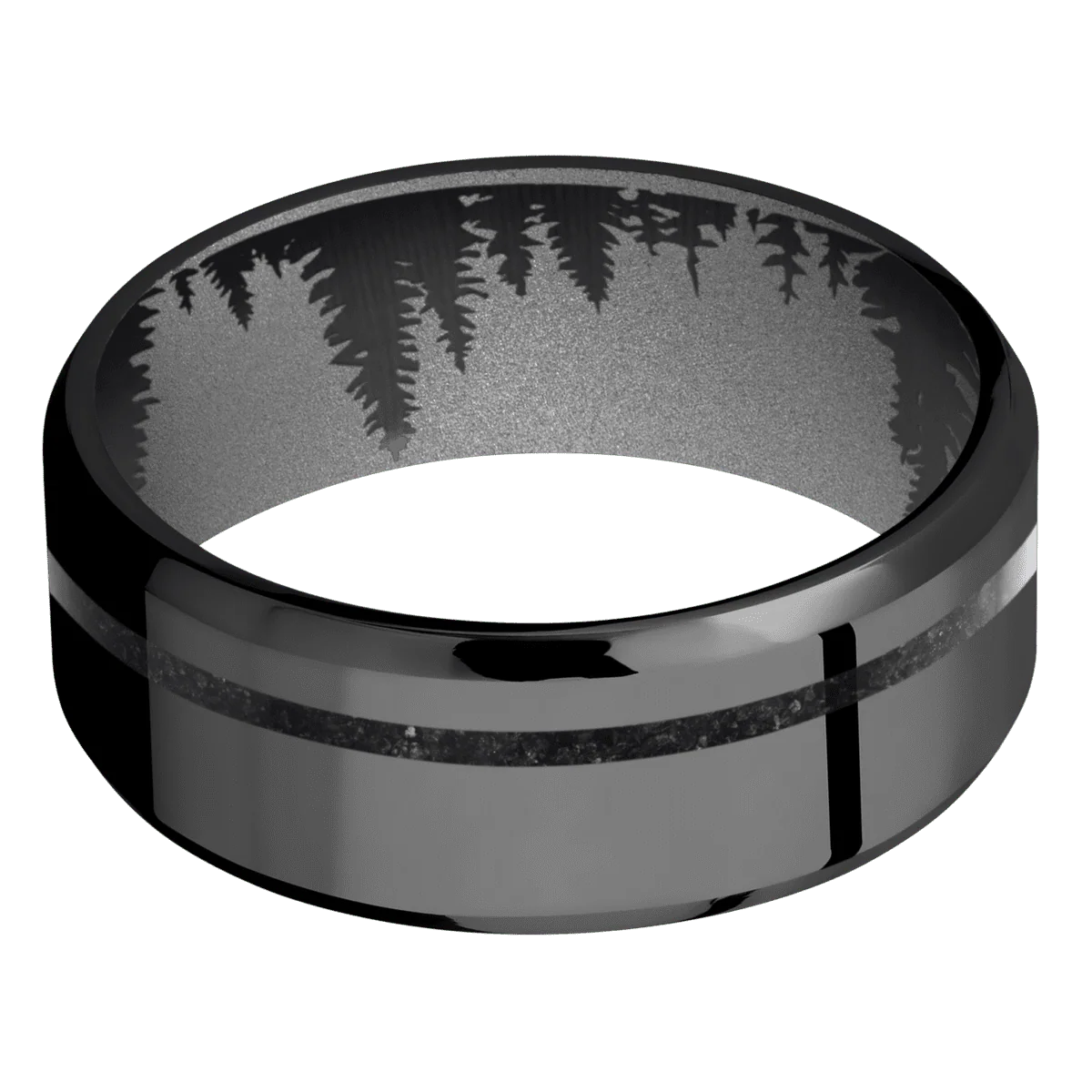 Zirconium + Polish , Polish Finish + Crushed Silver - Image 3
