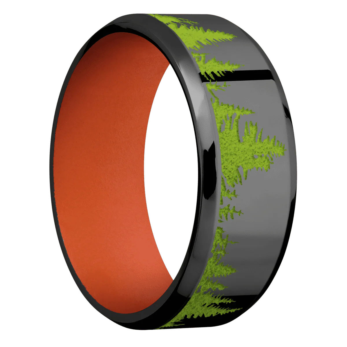 Zirconium + Polish , Polish Finish + Hunter Orange