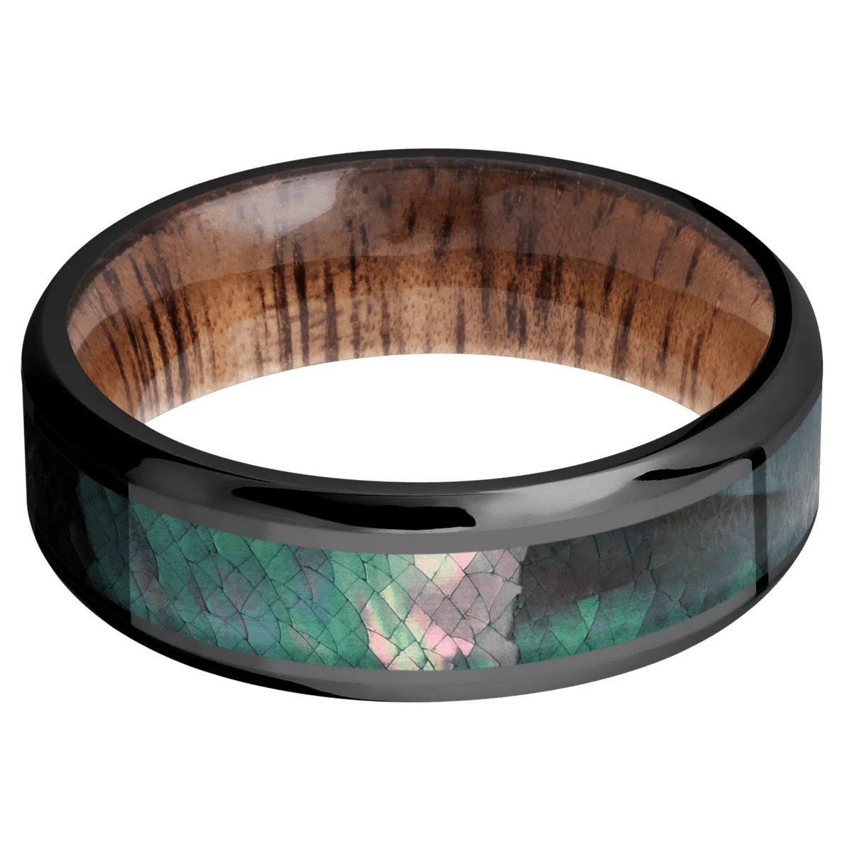 Zirconium + Polish , Polish Finish + Koa - Image 3
