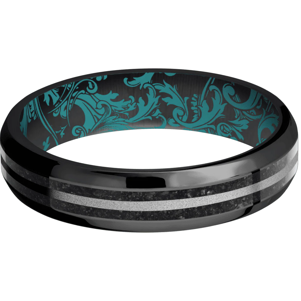Zirconium + Polish , Polish Finish + Teal - Image 3