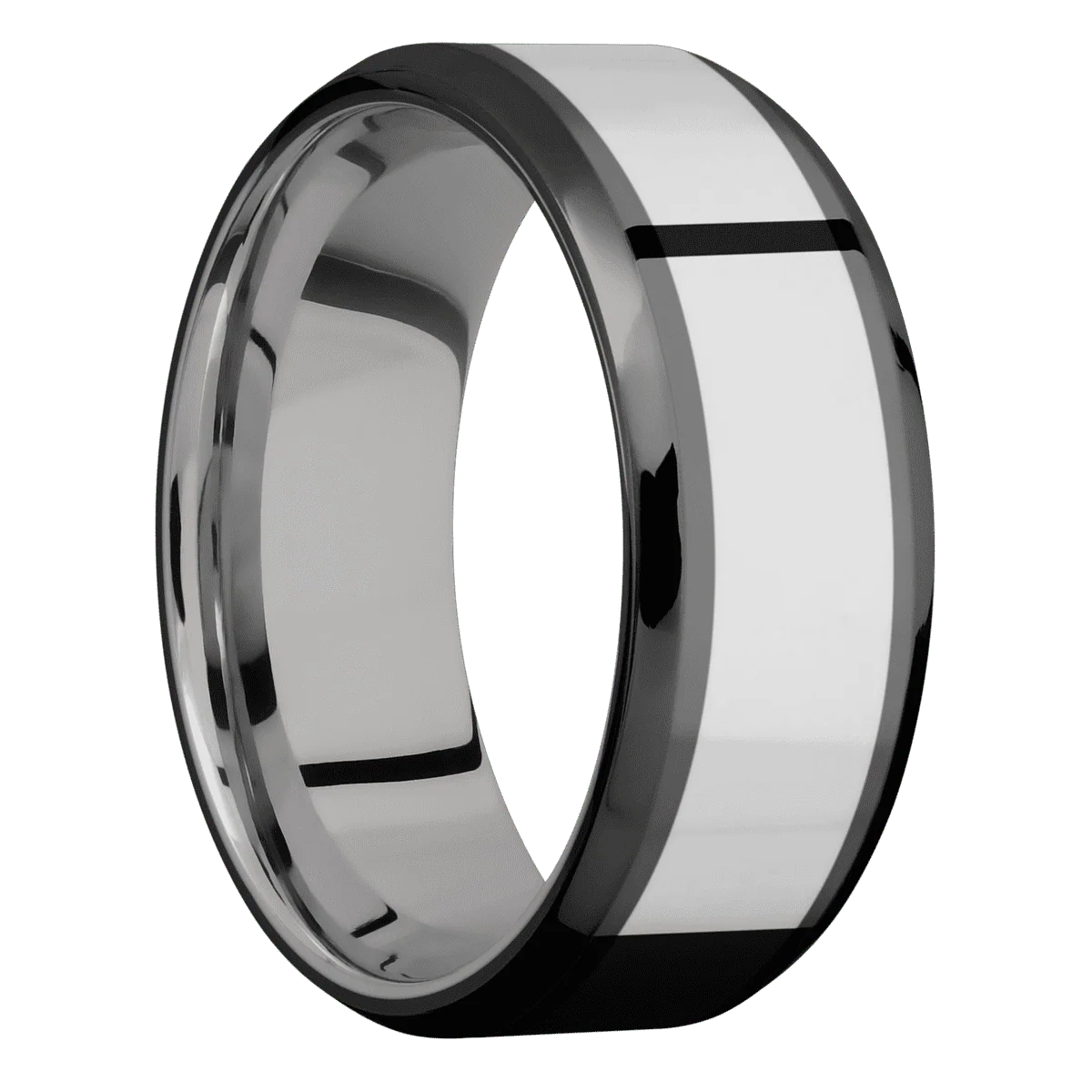 Zirconium + Polish , Polish Finish + Titanium