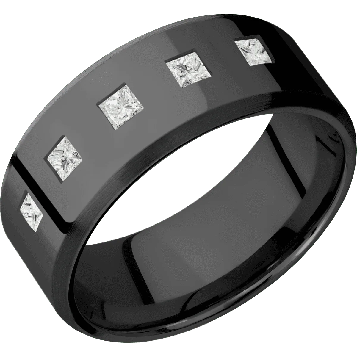 Zirconium + Polish , Satin Finish - Image 2