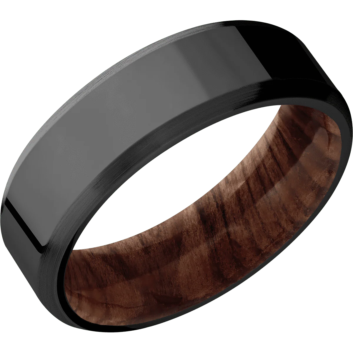 Zirconium + Polish , Satin Finish + Sequoia - Image 2