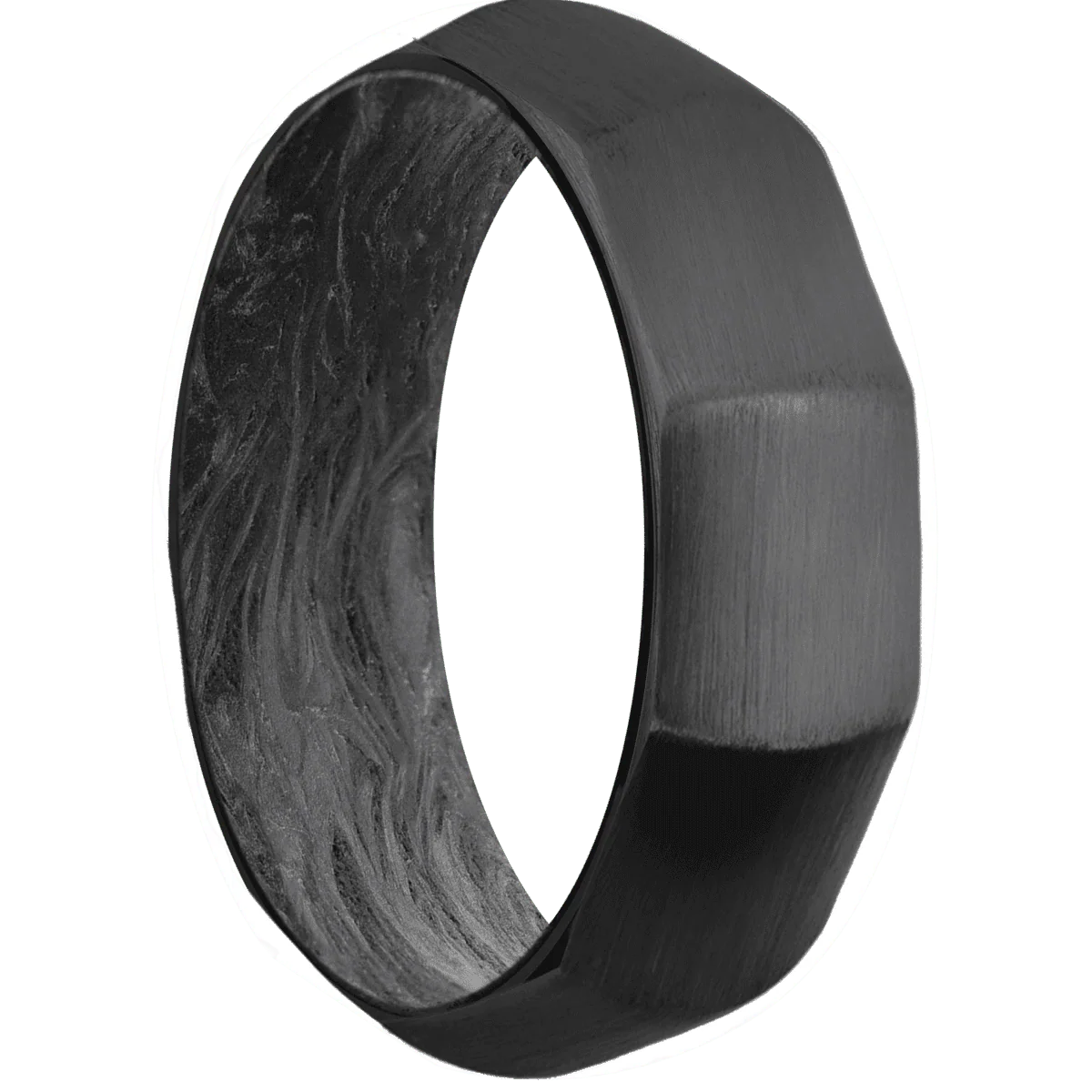 Zirconium + Satin Finish + Forged Carbon Fiber