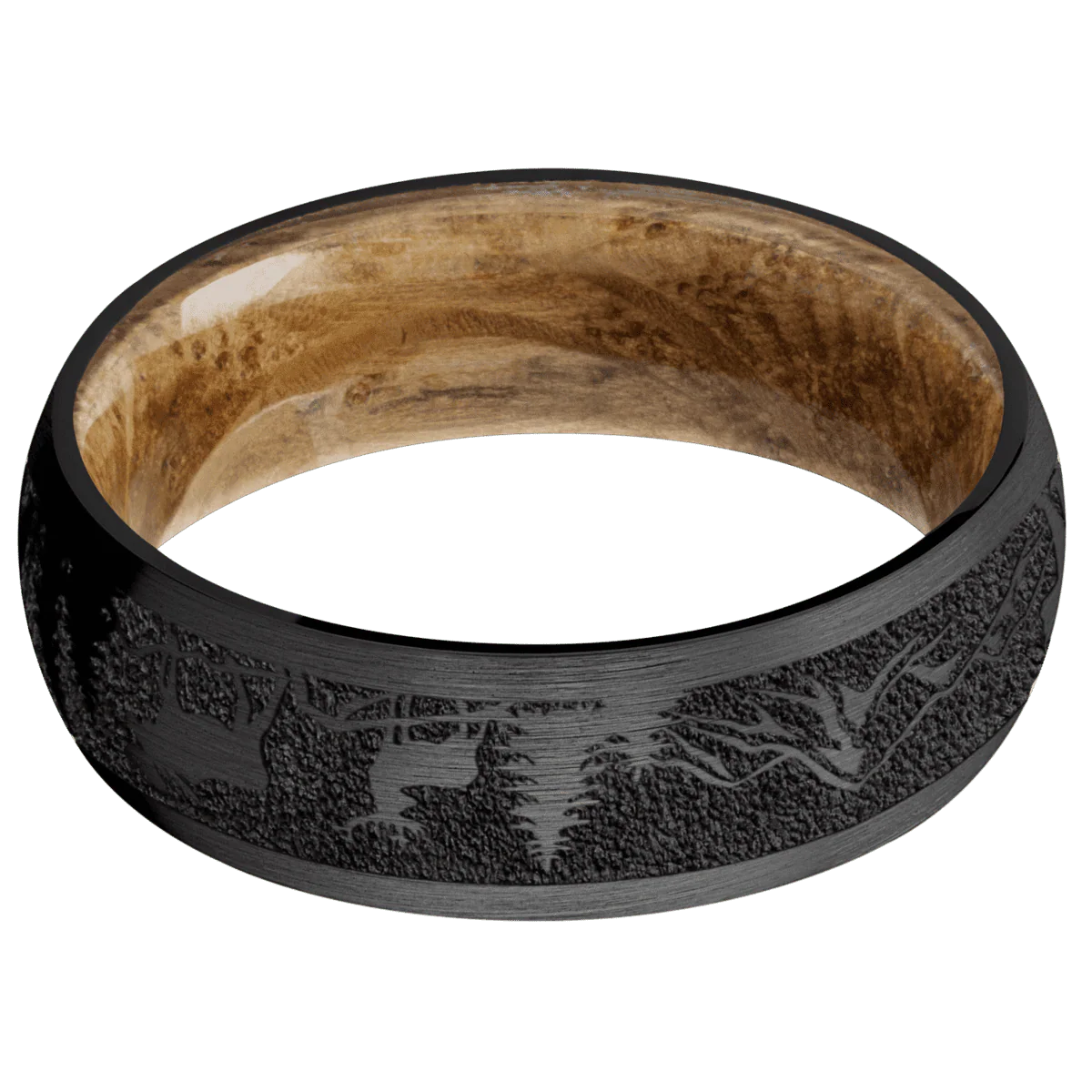 Zirconium + Satin Finish + Whiskey Barrel - Image 3