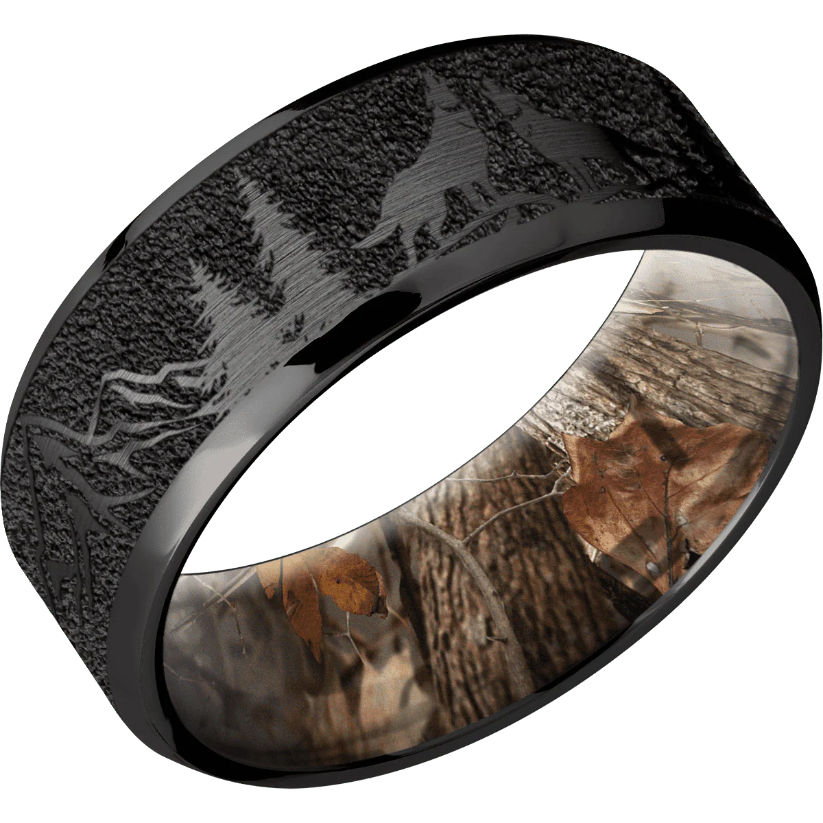 Zirconium + Satin , Polish Finish + King's Woodland - Image 2