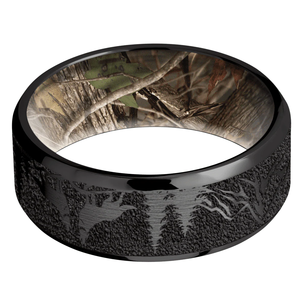 Zirconium + Satin , Polish Finish + King's Woodland - Image 3